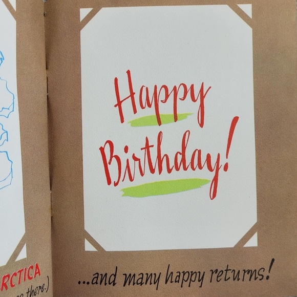 1940s Naughty Multi-Page Birthday Card - A Nova Laugh - Made In USA - Funny - ! - Picture 8 of 11